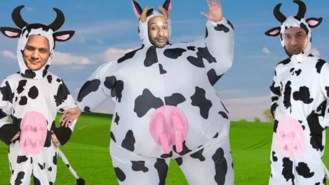 Cow Gives Milk by Hoirong - A complete dystopian delight