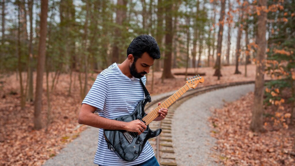 Krishna Peri's Beauteous Riffs Take Us "Across the Horizon"