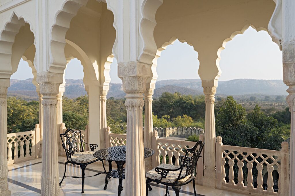 View of the Aravalli hills from a terrace at Nahargarh 10 Things To Look Forward To At Magnetic Fields Nomads 2021