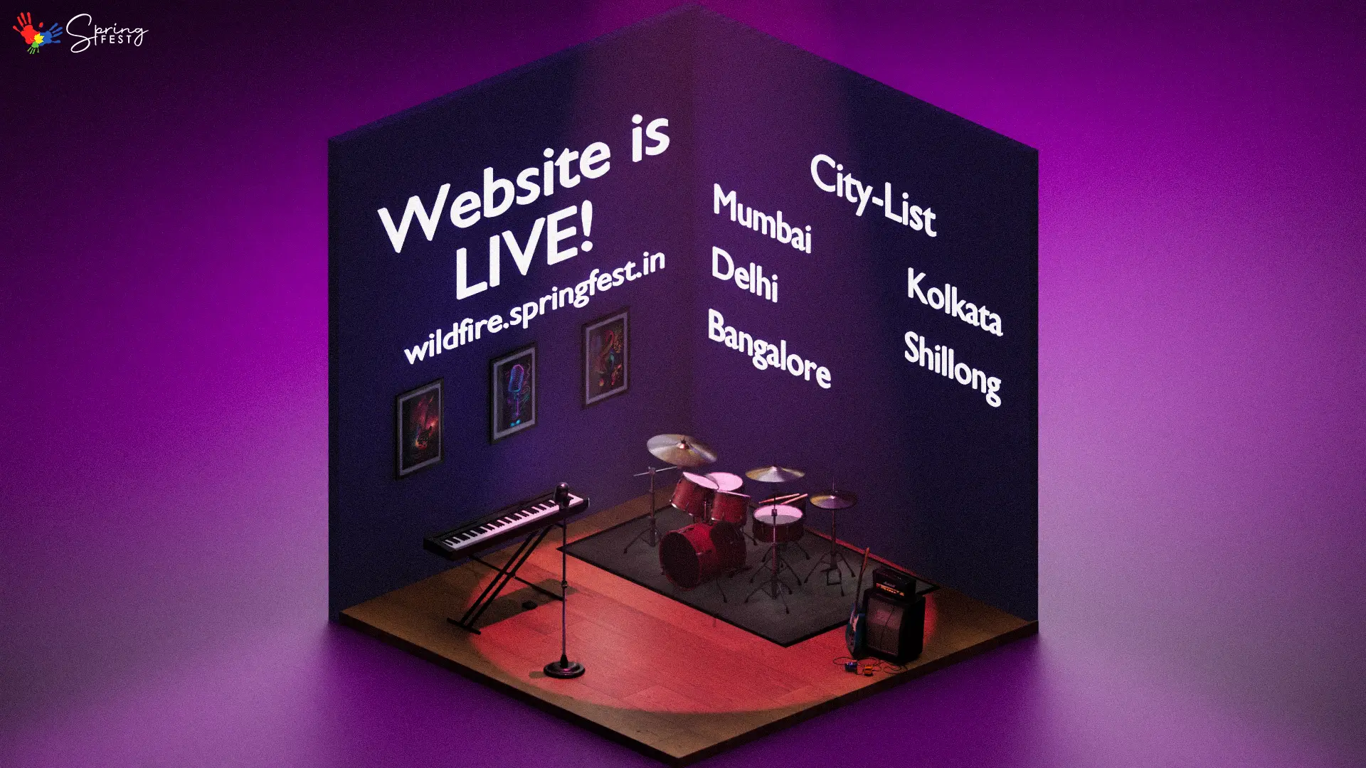 Rock Band Competition "Wildfire" Returns at 65th Edition of Spring Fest, IIT Kharagpur