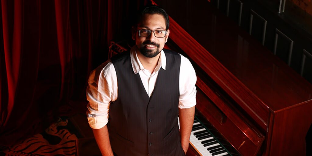 Arjun Sagar Gupta of The Piano Man